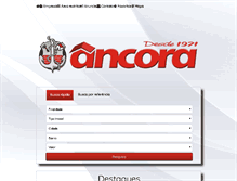 Tablet Screenshot of ancora.adm.br