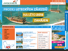 Tablet Screenshot of ancora.cz